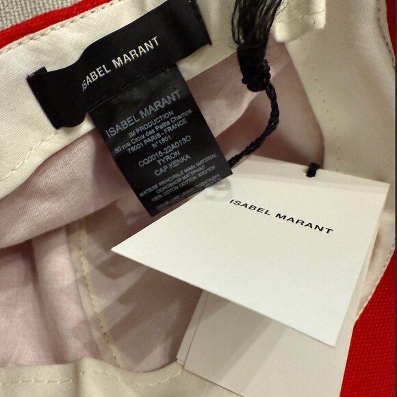 Isabel Marant Red Tyrony Cap - Picture 4 of 4